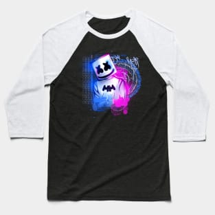 Marshmello | Modern Graffiti Synthwave Retrowave Baseball T-Shirt